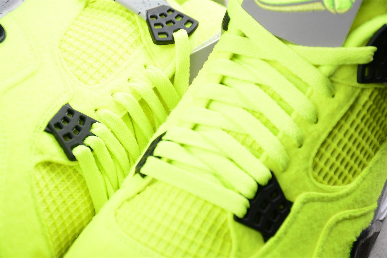 Air Jordan 4 "Neon Yellow Tennis Ball"