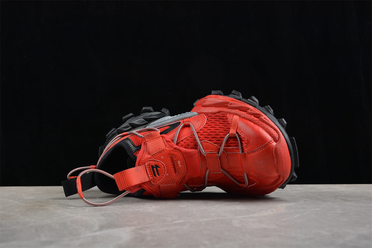 Balenciaga Hike Red Black Sneakers