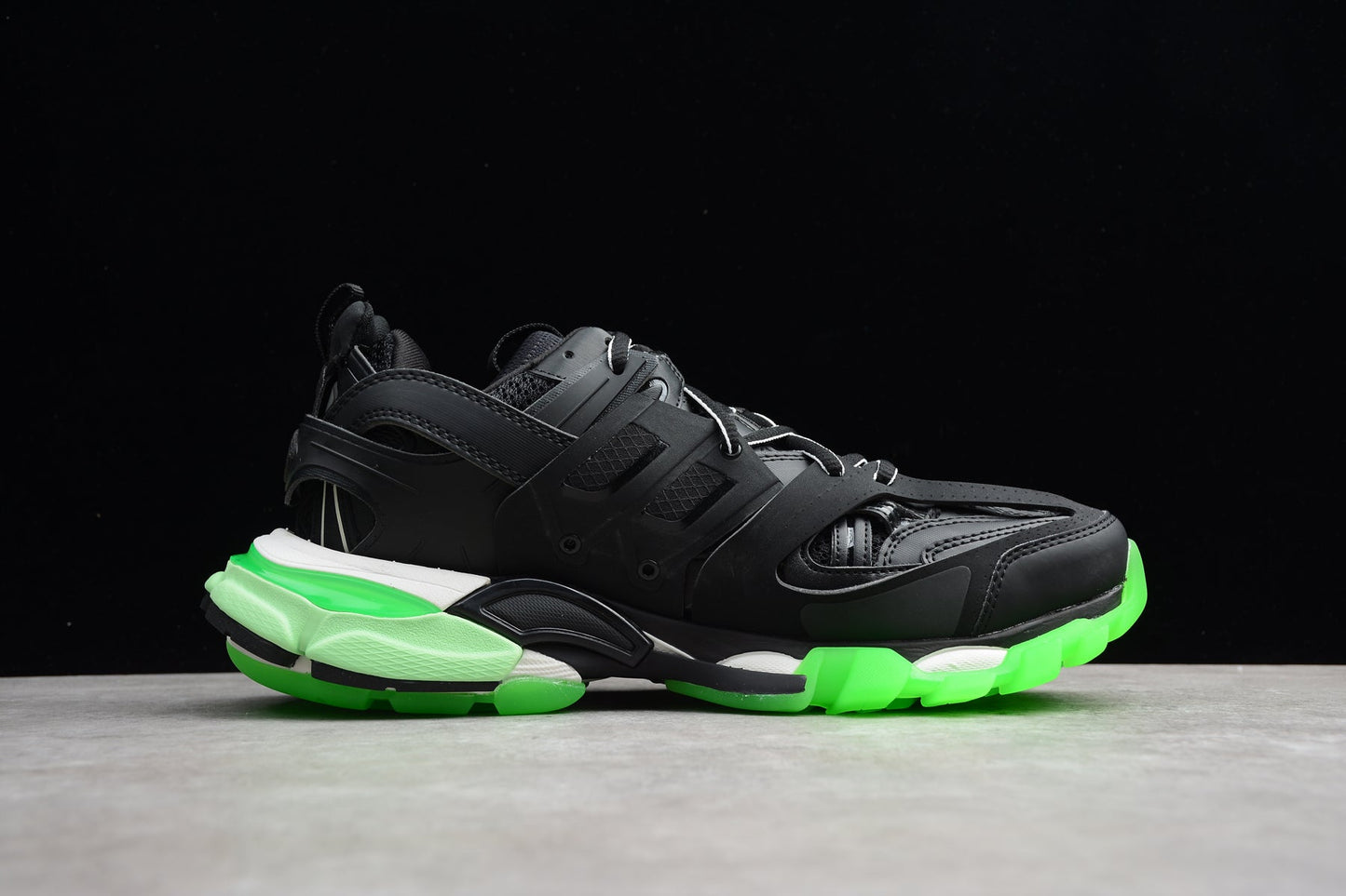 Balenciaga Track Black Glow In The Dark Sneakers