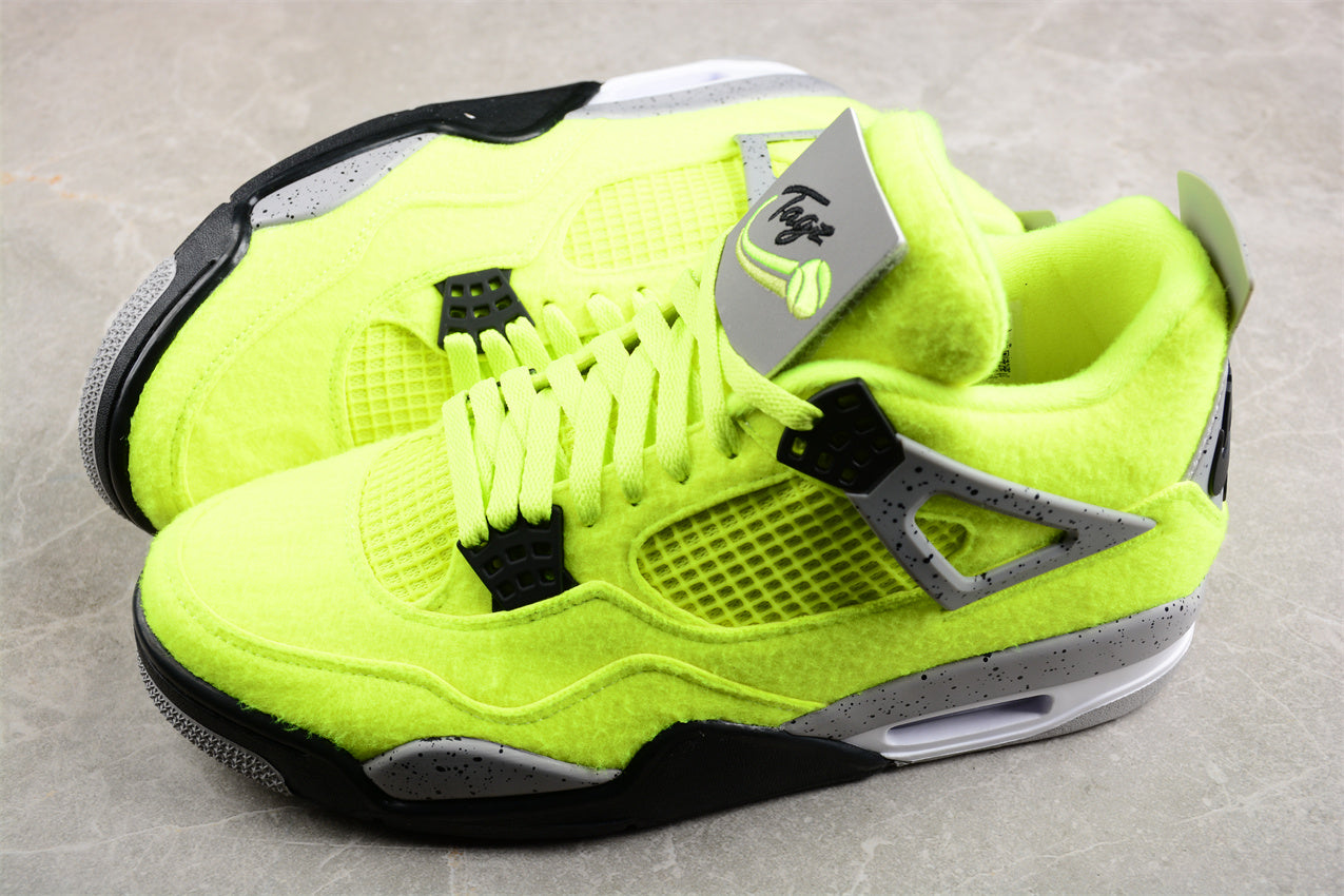 Air Jordan 4 "Neon Yellow Tennis Ball"
