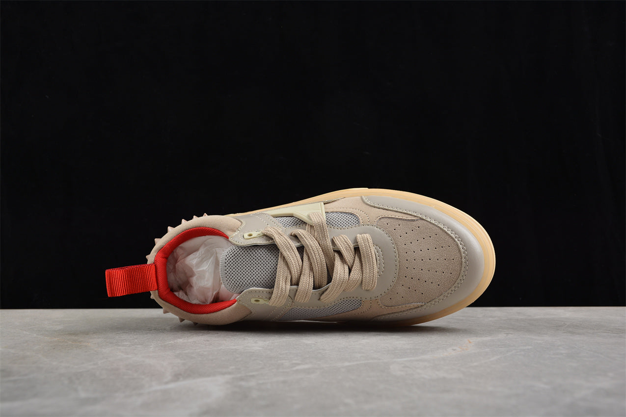 Christian Louboutin Astroloubi Leather Sneakers in Grey