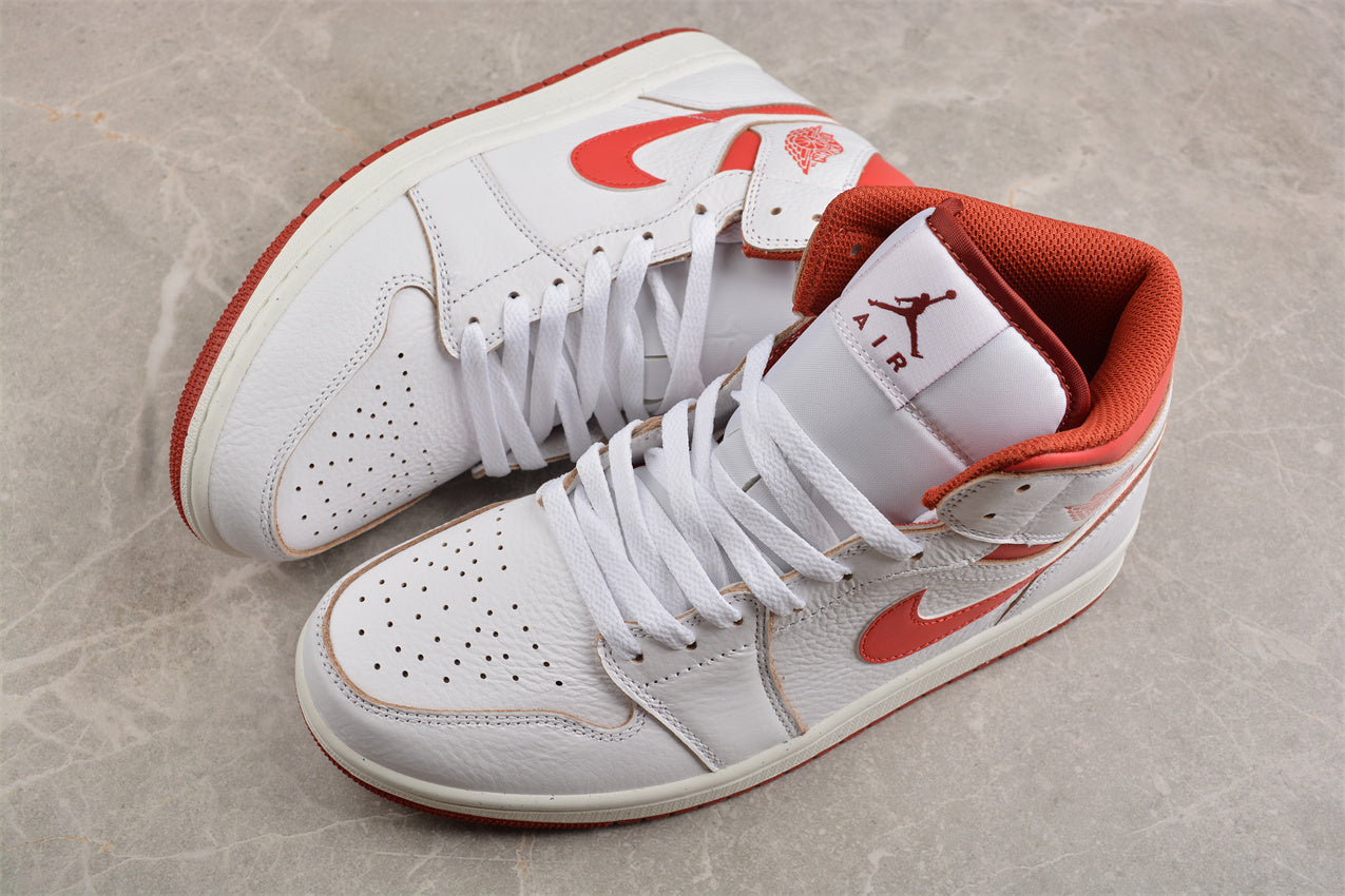Nike Air Jordan 1 Mid "White Red Lobster"