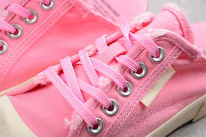 Balenciaga Paris Low VULC Distressed Pink Mule