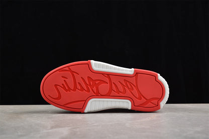 Christian Louboutin Astroloubi Leather White Red
