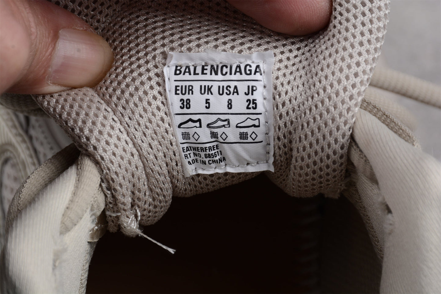 Balenciaga Defender Beige Sneakers