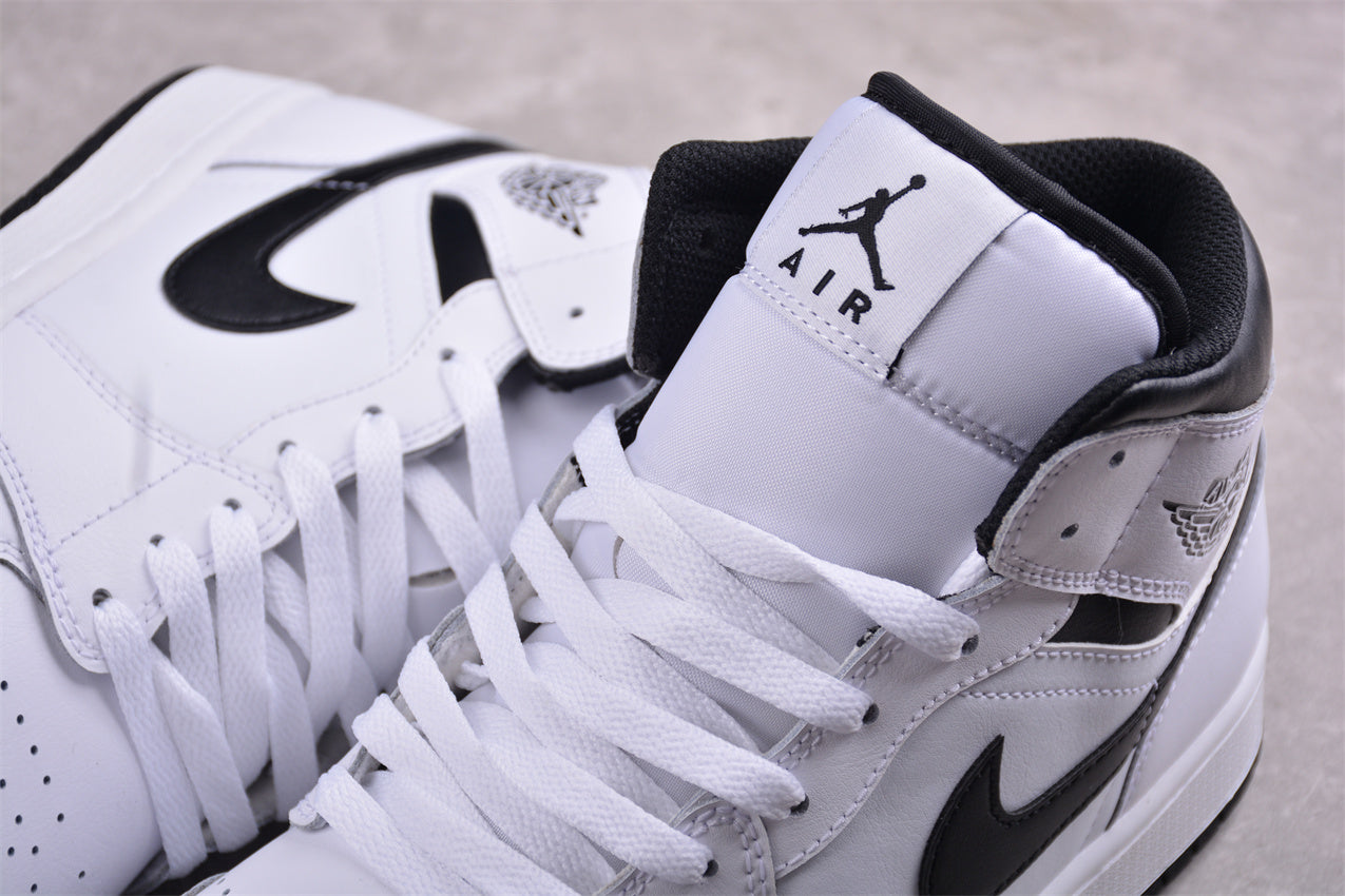 Nike Air Jordan 1 Mid "Reverse Panda" White Black