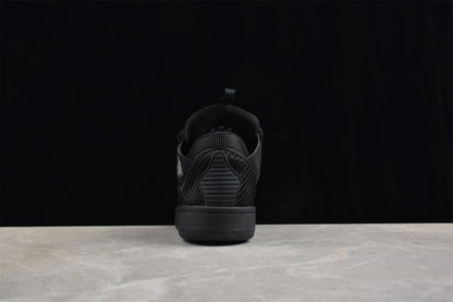 Lanvin Curb Triple Black Leather Sneakers