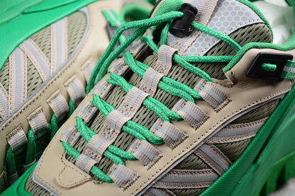 Moncler Trailgrip Beige Green Sneakers