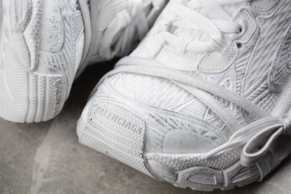 Balenciaga 3XL White Distress Sneakers