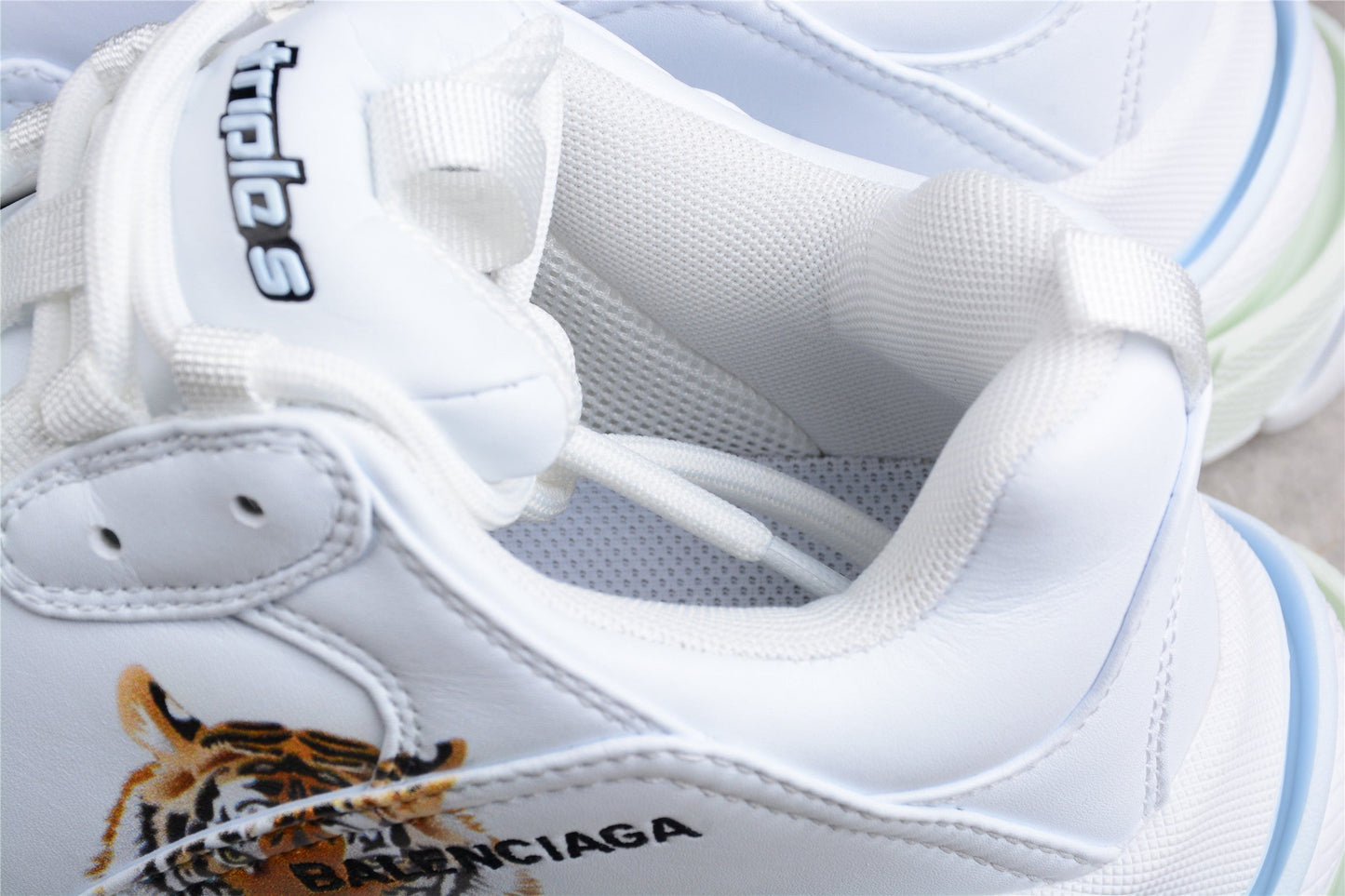 Balenciaga Triple S Tiger Year Edition White Sneakers