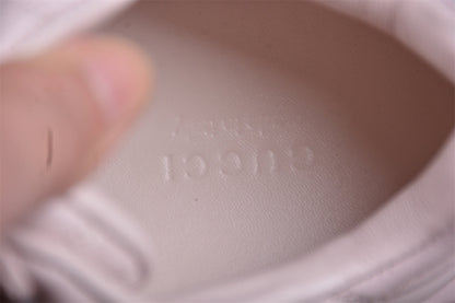 Gucci Ripple Pink Leather Sneakers
