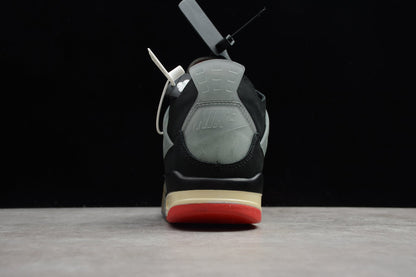 Off-White x Air Jordan 4 Bred Sneakers