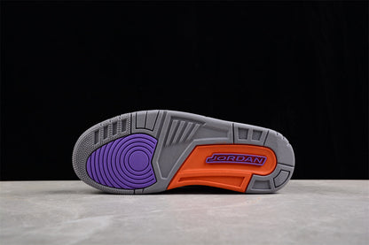 Nike Air Jordan 3 Court Purple Sneakers