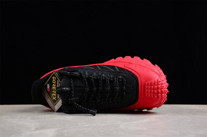 Moncler Trailgrip GTX Low Red Black Sneakers