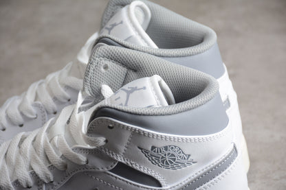 Nike Air Jordan 1 Mid Vintage Grey Sneakers
