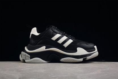 Balenciaga x Adidas Triple S Black Sneakers