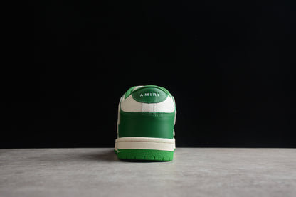 AMIRI Skel Top Low Green White Sneakers