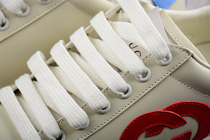 Gucci Ace Interlocking G White Leather Sneakers