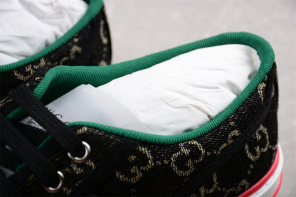 Gucci Tennis 1977 GG Canvas Black Ivory Sneakers