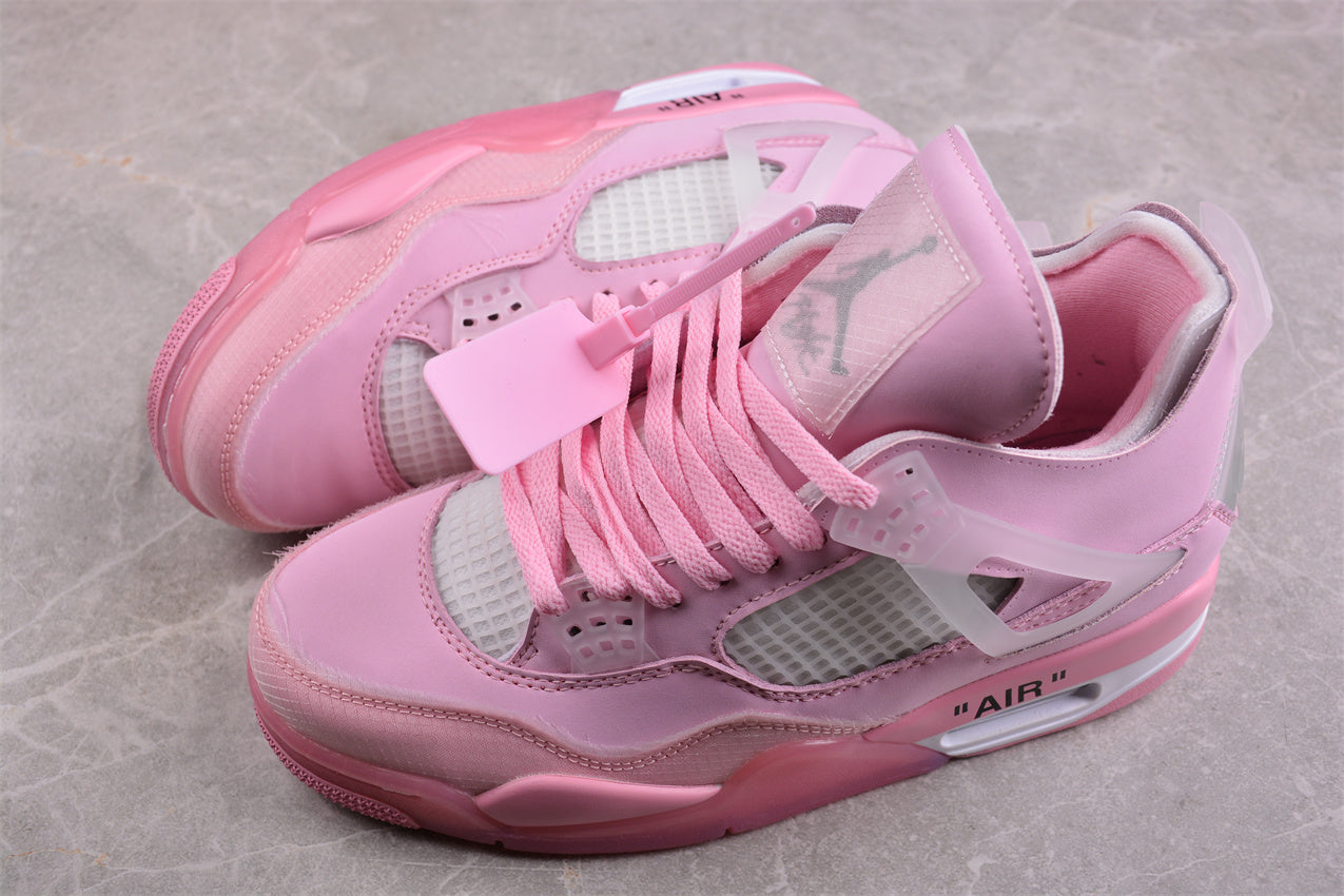 Off-White x Air Jordan 4 "Pink"