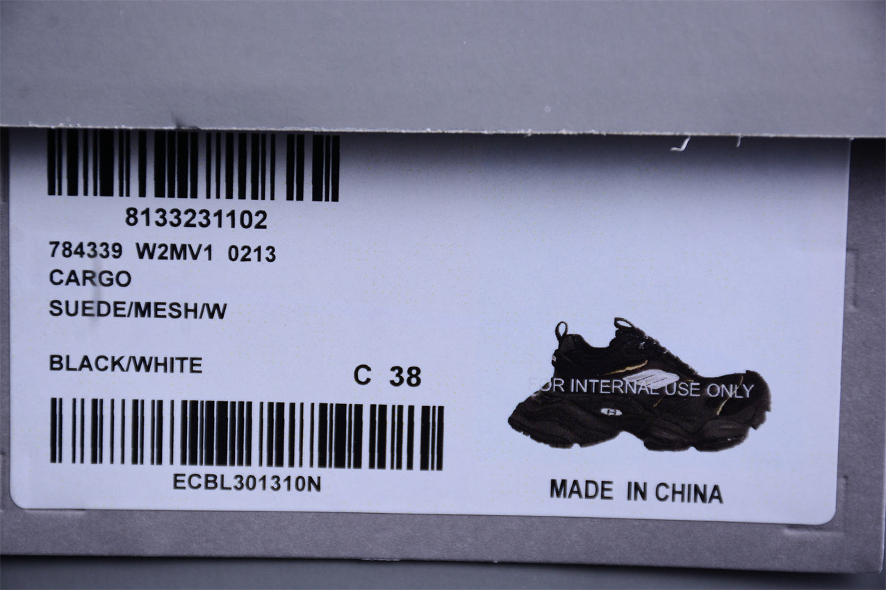 Balenciaga Cargo Triple Black Sneakers