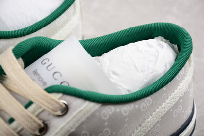 Gucci Tennis 1977 GG Print White Sneakers