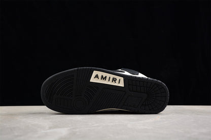 AMIRI Skel Top Low White Black Sneakers
