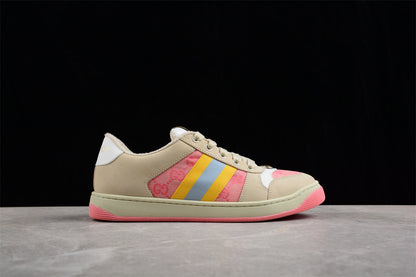 Gucci Screener GG Sneakers Pink Beige