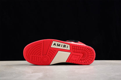AMIRI Skel Top Low White Red Sneakers