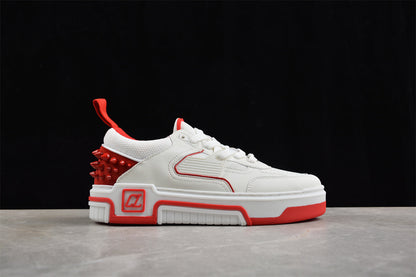 Christian Louboutin Astroloubi Leather White Red
