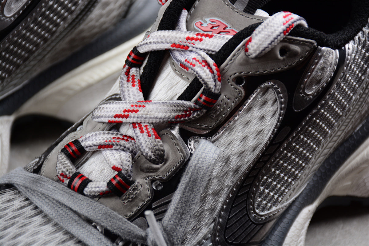 Balenciaga 3XL Grey White Red Sneakers