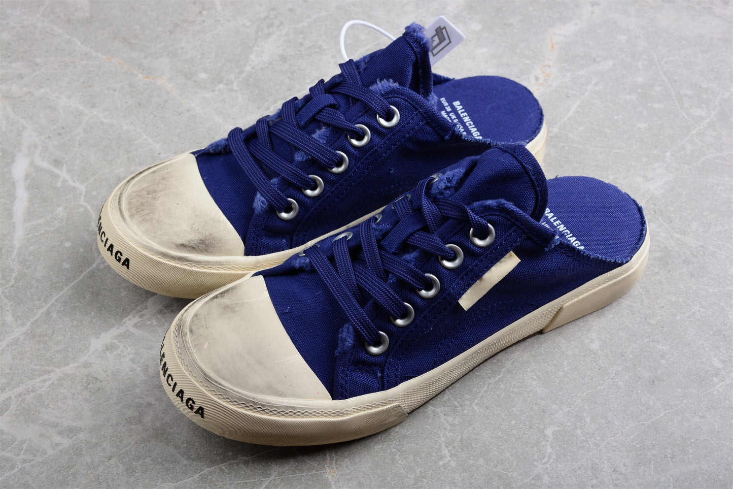 Balenciaga Paris Sneaker Mule Blue