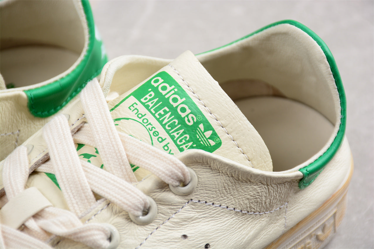 Balenciaga x adidas Stan Smith White Green Sneakers