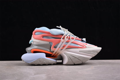Balmain Unicorn Light Blue White Trainers