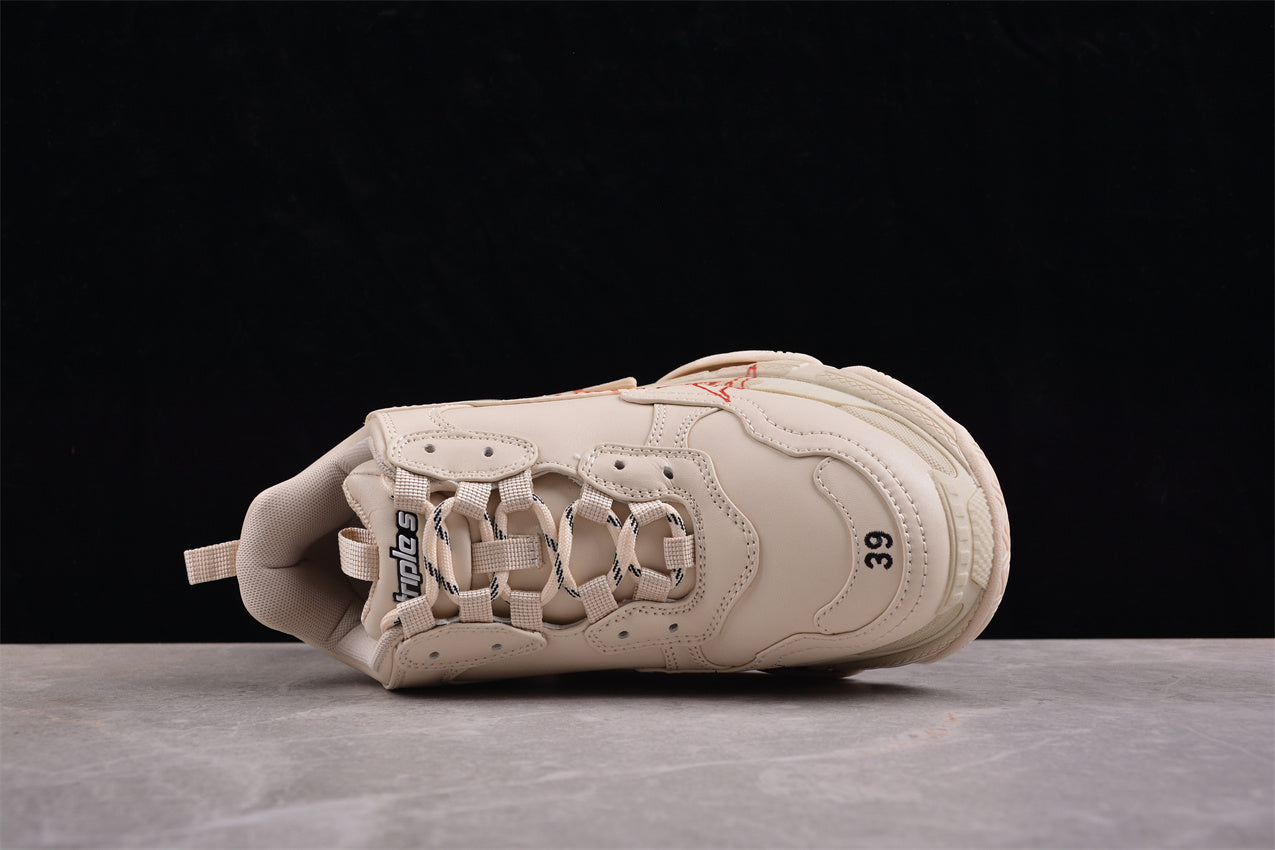Balenciaga Triple S DIY METAL – Cream/Red