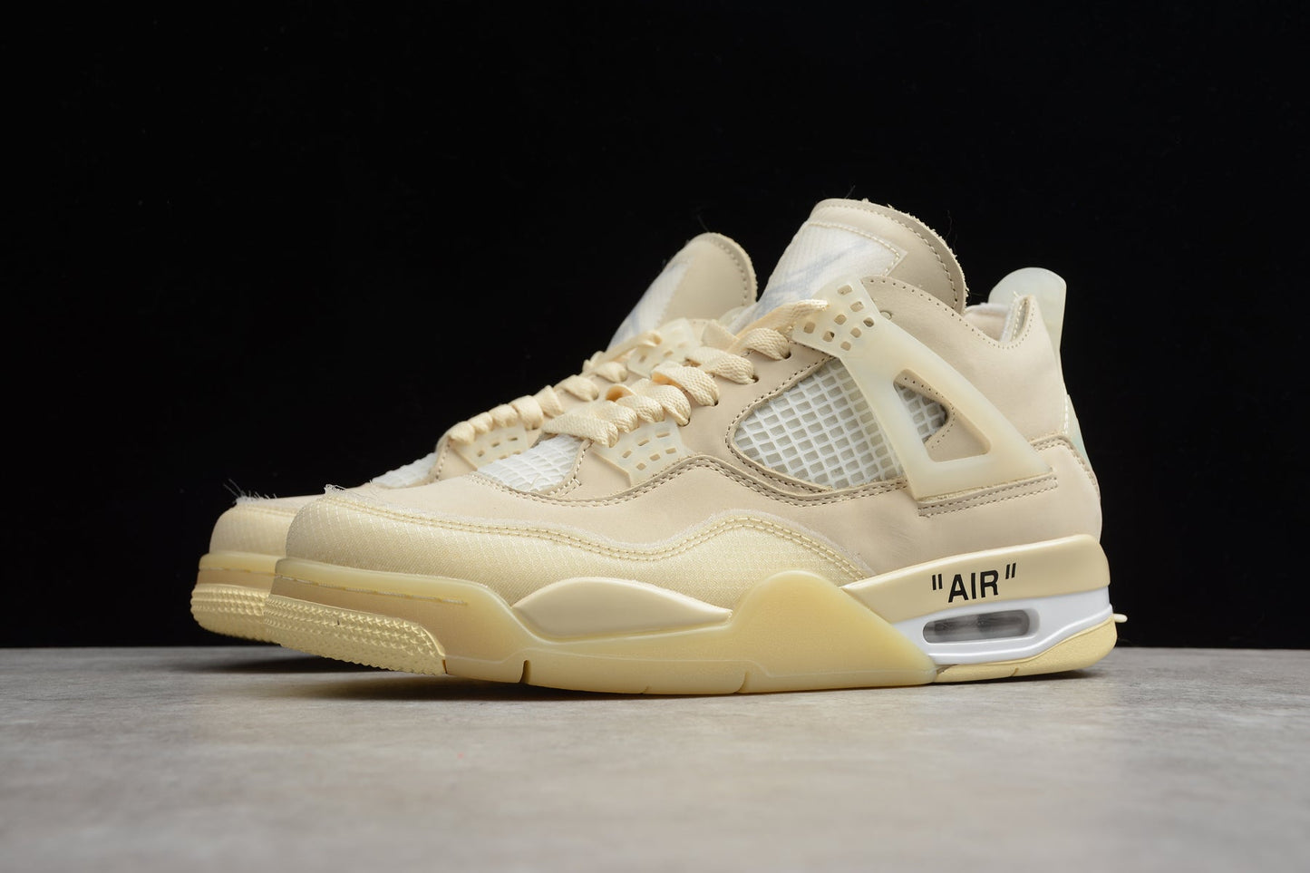 Off-White x Air Jordan 4 Retro SP "Sail"