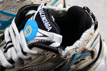 Balenciaga Runner White Beige Blue Sneakers