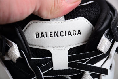 Balenciaga Track Mule White Black