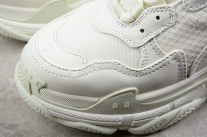 Balenciaga Triple S White Rubber Sneakers