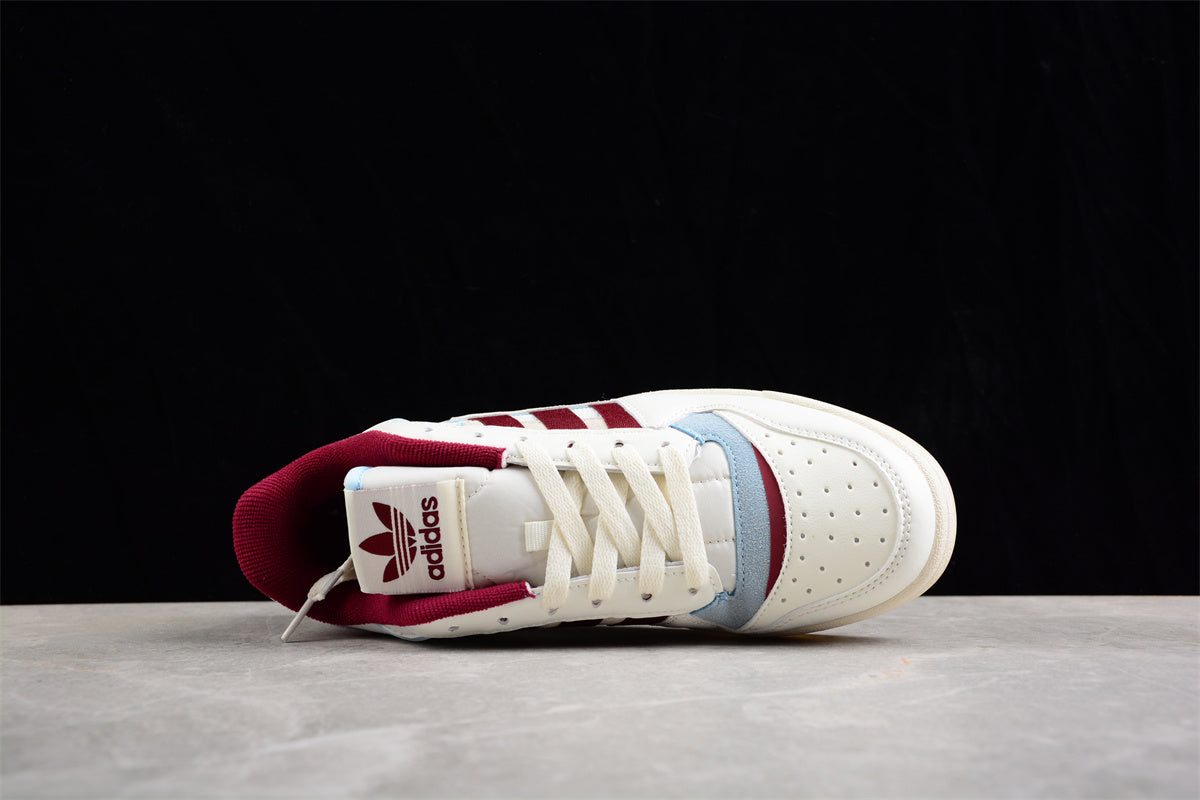 adidas Forum Exhibit Low 'Off White/Burgundy'