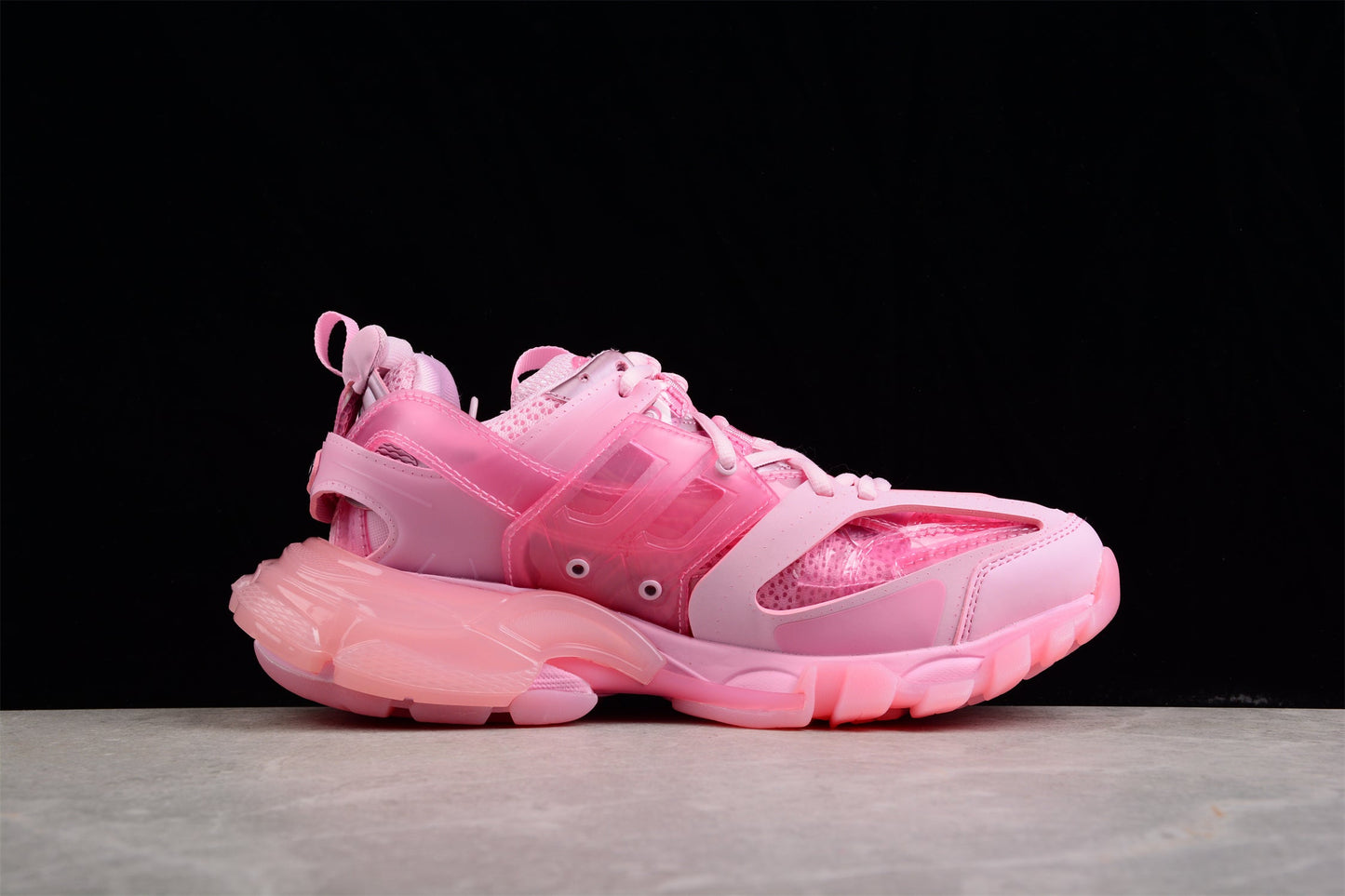 Balenciaga Track Clear Sole Pink Women’s Sneakers