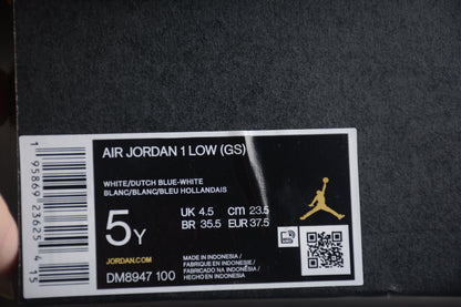 Nike Air Jordan 1 Low Washed Denim GS Sneakers