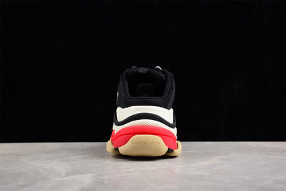 Balenciaga Triple S Mule Black Red Beige