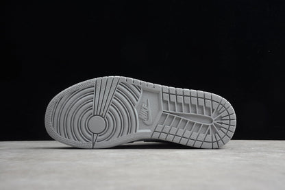 Nike Air Jordan 1 Mid Light Smoke Grey Sneakers