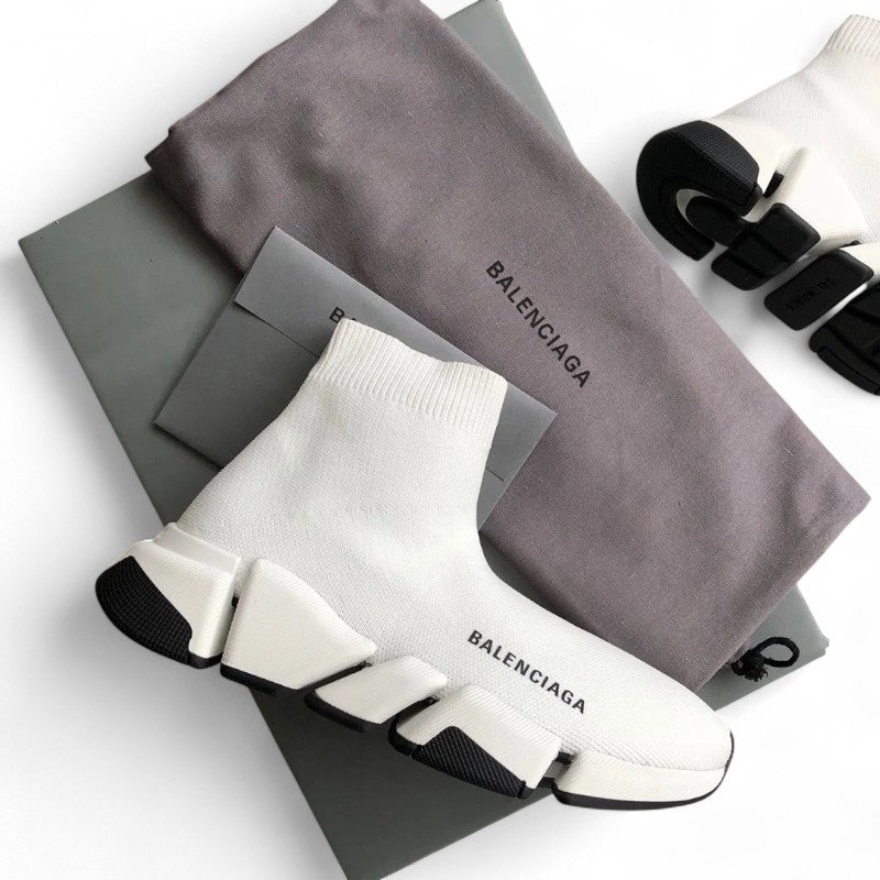 Balenciaga Speed 2.0 Sneaker Cream White