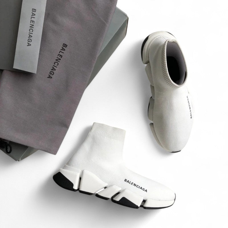 Balenciaga Speed 2.0 Sneaker Cream White