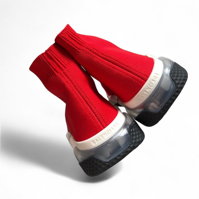 Balenciaga Speed Clearsole Sneaker Red