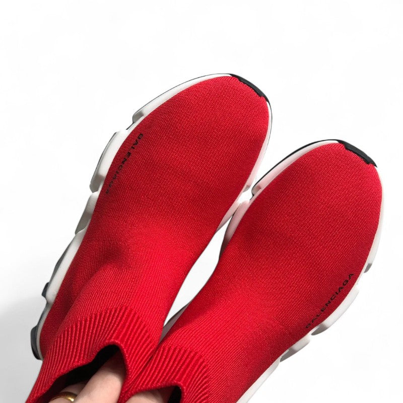 Balenciaga Speed Clearsole Sneaker Red