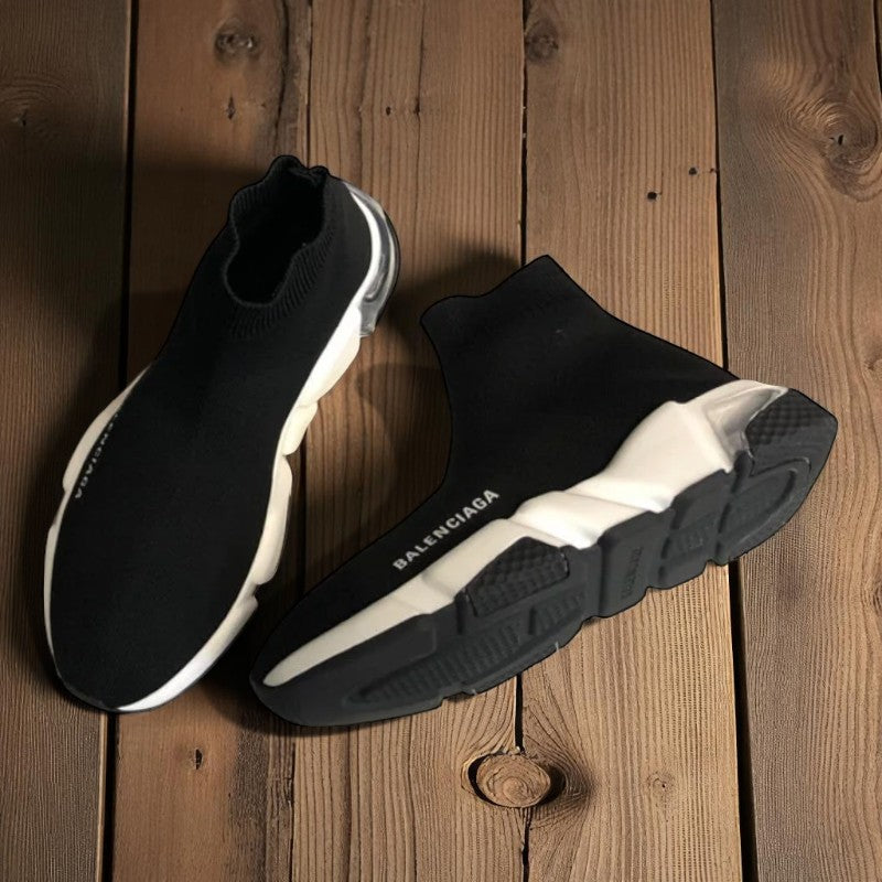 Balenciaga Speed Clearsole Sneaker Black/White