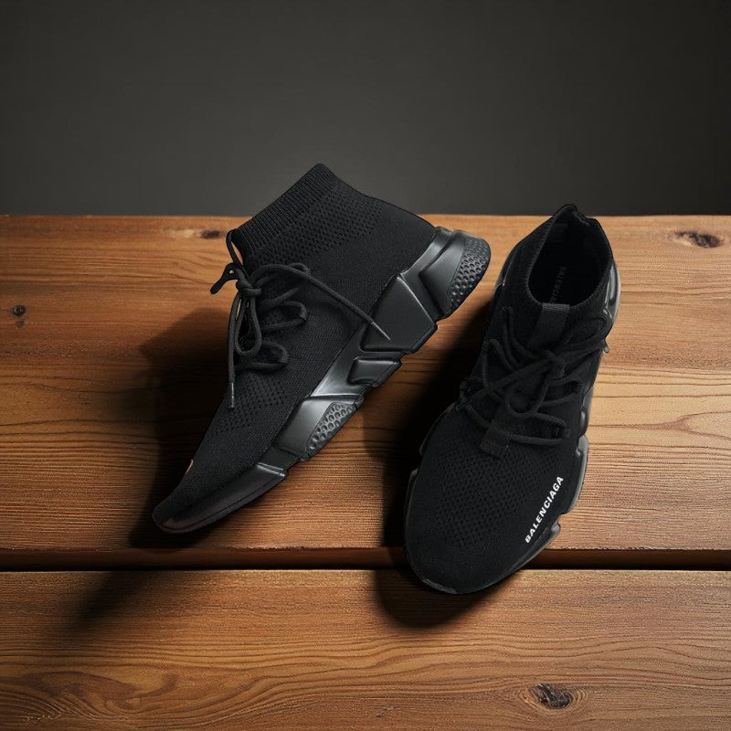 Balenciaga Speed Lace-Up Sneaker Black